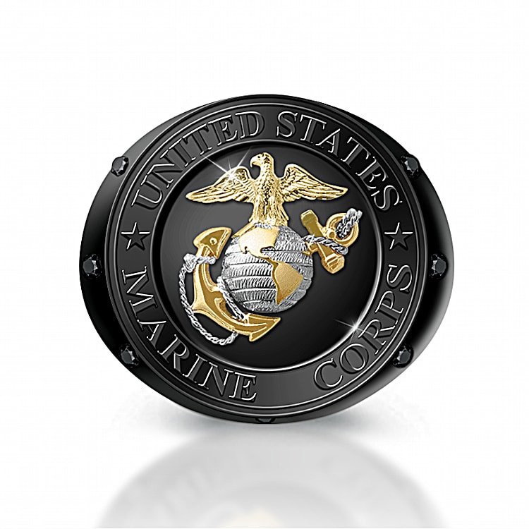 Bradford exchange military rings clearance