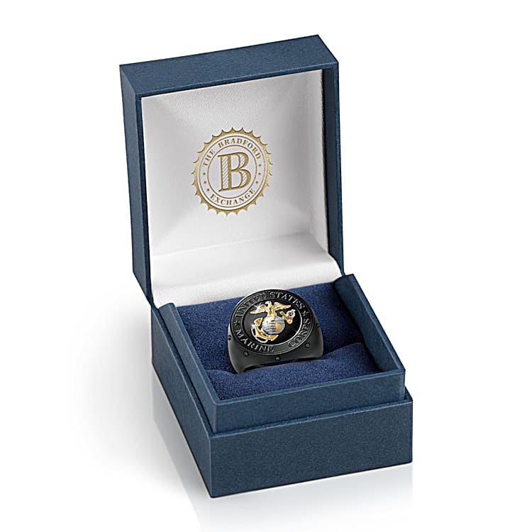 Bradford exchange marine corps rings deals