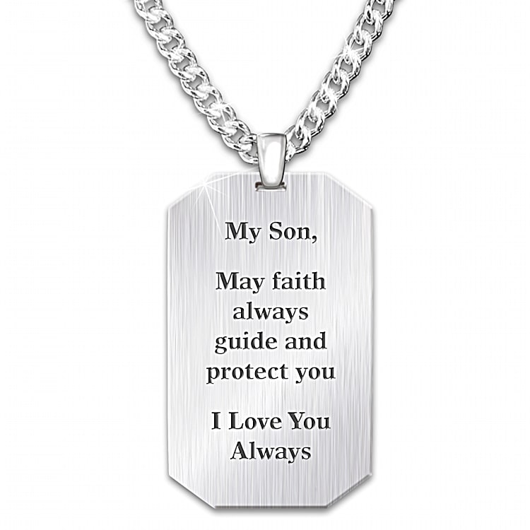 Faith dog tags shop