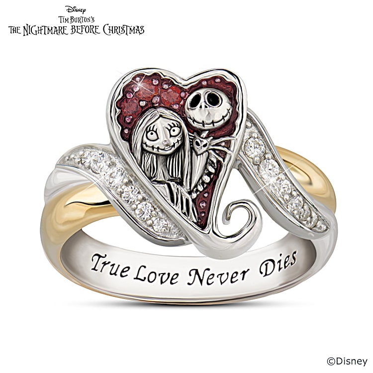 Nightmare before christmas true love never dies rings discount