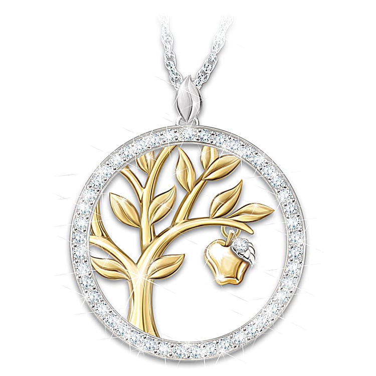 Apple tree necklace store
