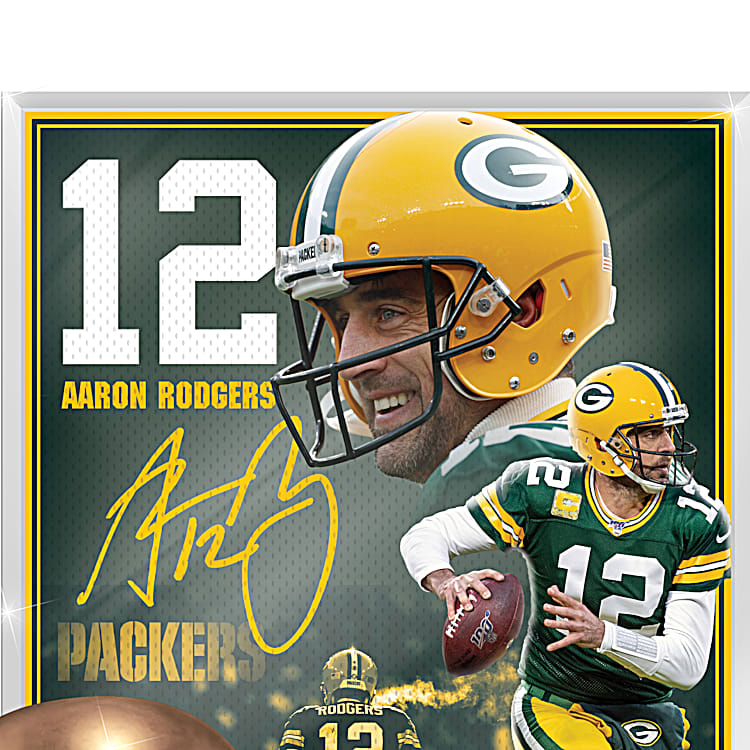 Aaron Rodgers Signed NFL Green Bay Packers Helmet - CharityStars