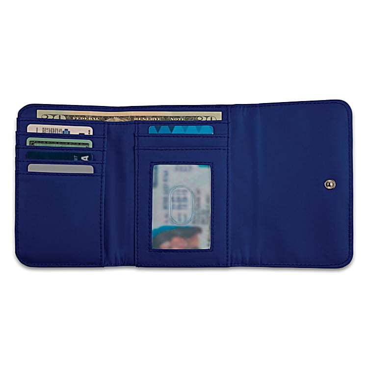 Disney Mickey Mouse Friends Quilted Trifold Wallet With RFID Blocking Technology