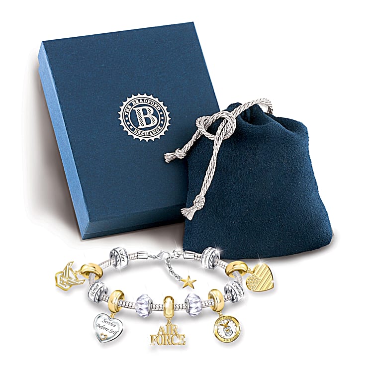 Pride Of The Air Force Charm Bracelet
