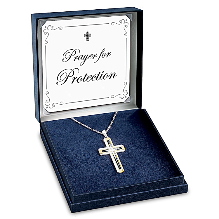 Bradford exchange cross necklace hotsell