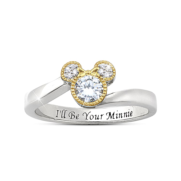 Mickey and minnie ring set hotsell