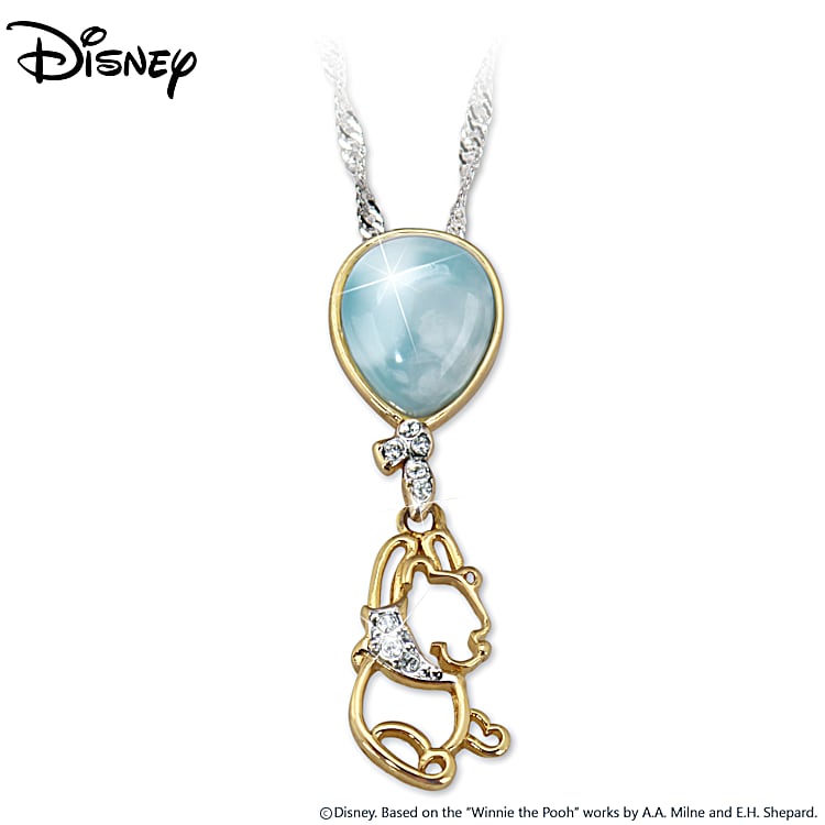 Disney Happiness Is Coming Your Way 18K Gold Plated Winnie The