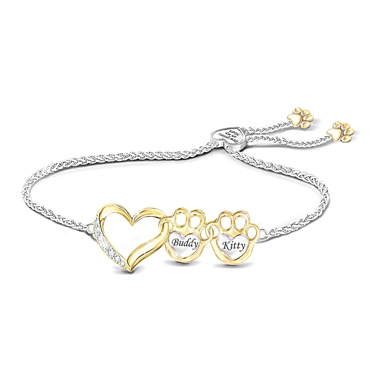 Paw print bracelets top