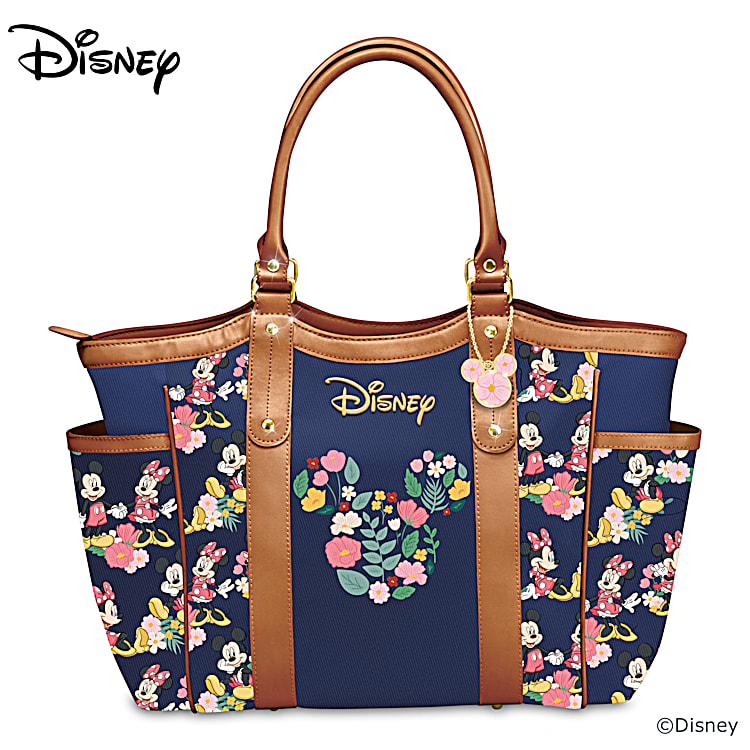 Disney Mickey Mouse All Ears Fashion Handbag With Charm