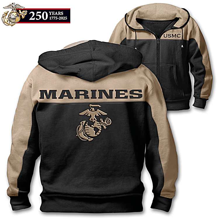 Marine corps zip up hoodies shop