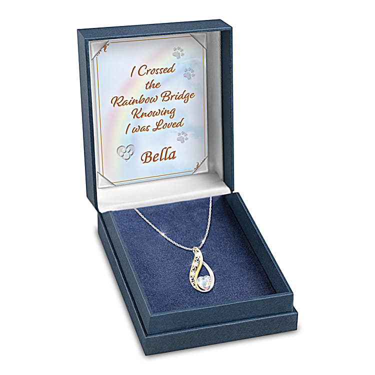 Rainbow bridge pet memorial jewelry store