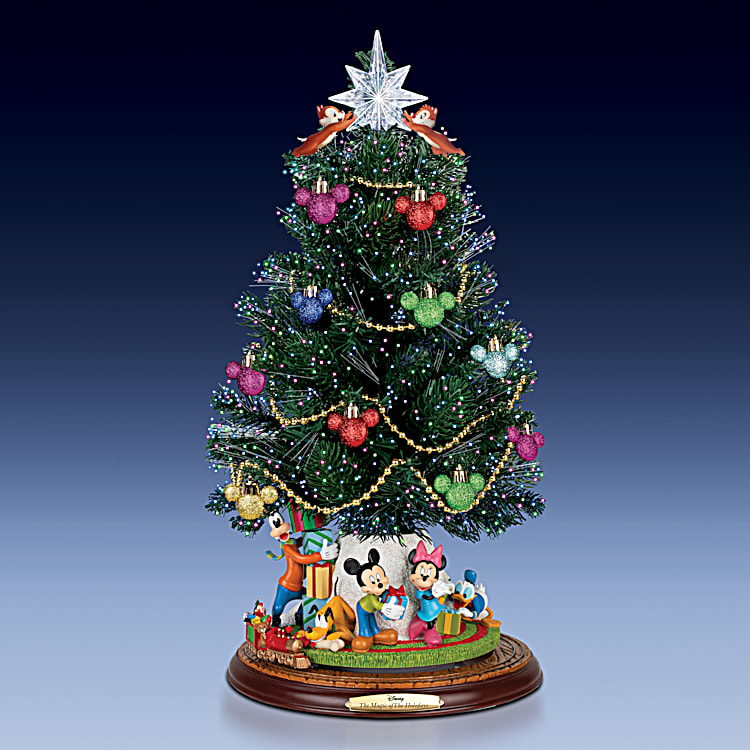 Disney Musical Figurine - Mickey & Friends Decorate Christmas Tree