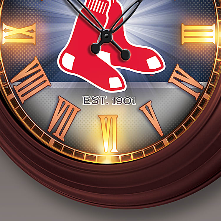 St. Louis Cardinals MLB Outdoor Illuminated Atomic Wall Clock Featuring A  Glass-Encased Face With Roman