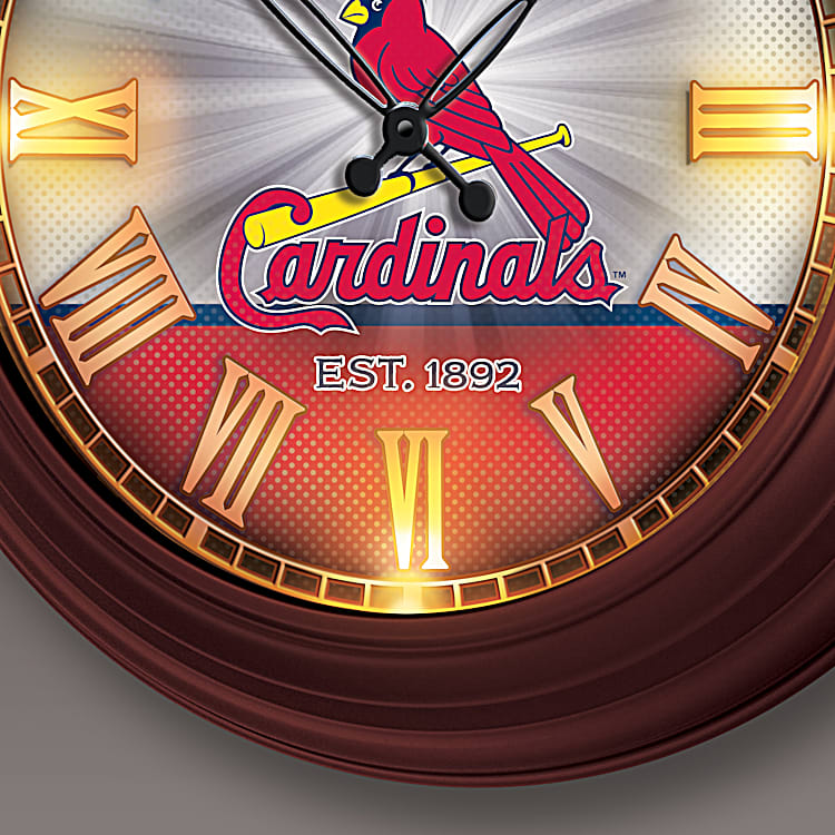 St. Louis Cardinals WinCraft Chrome Wall Clock