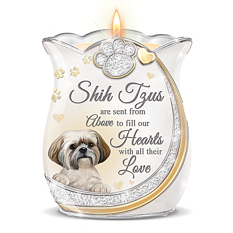 Shih Tzus Are Sent From Above Candleholder
