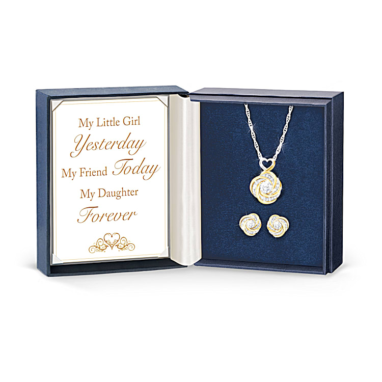 to My Daughter Mom and Daughter Best Friends Forever Inseparable Necklace