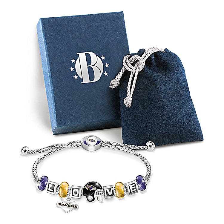 Ravens charm hotsell bracelet