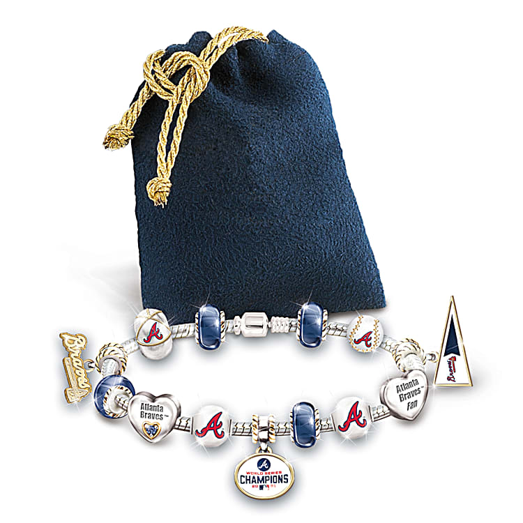 Atlanta Braves World Series Champions memorabilia - 3 x 1.75 keychains S