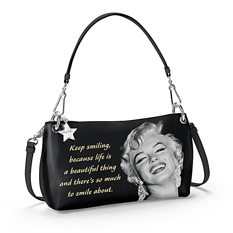 Marilyn Monroe Convertible Handbag That Can Be Worn 3 Ways Featuring An  Iconic Photo Of Marilyn