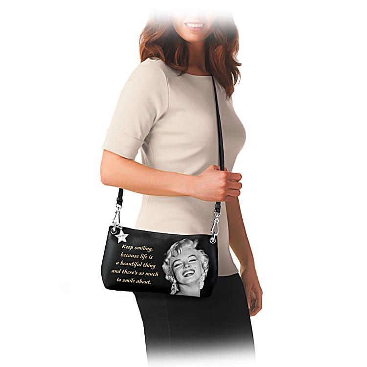 Marilyn Monroe Faux Leather Shoulder Bags for Women