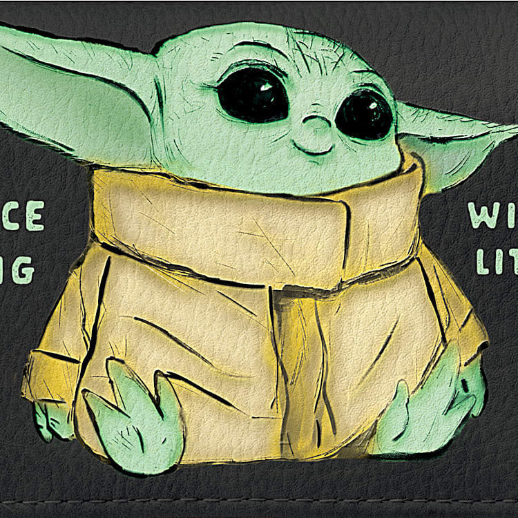 Faux Leather Star Wars 'Baby Yoda' – Dreamy Designs by Trudy
