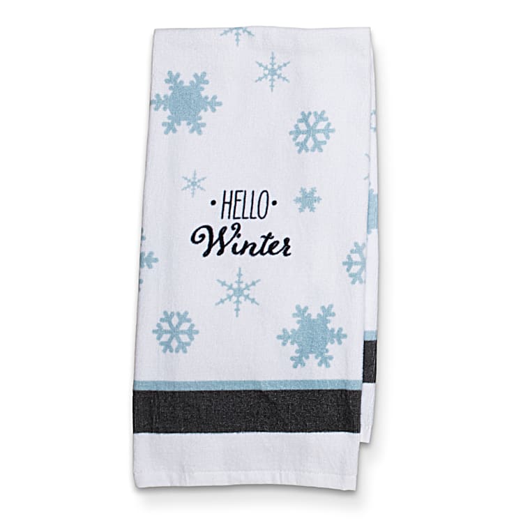 Christmas Wonder Towel Set Featuring A Set Of 3 100% Cotton Terry