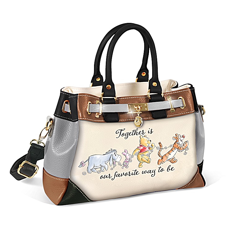 Disney Winnie The Pooh Fashion Handbag With Honey Pot Charm - The