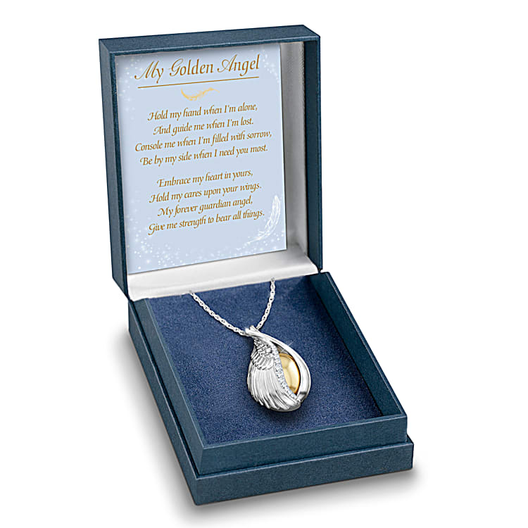Army guardian angel pendant discount