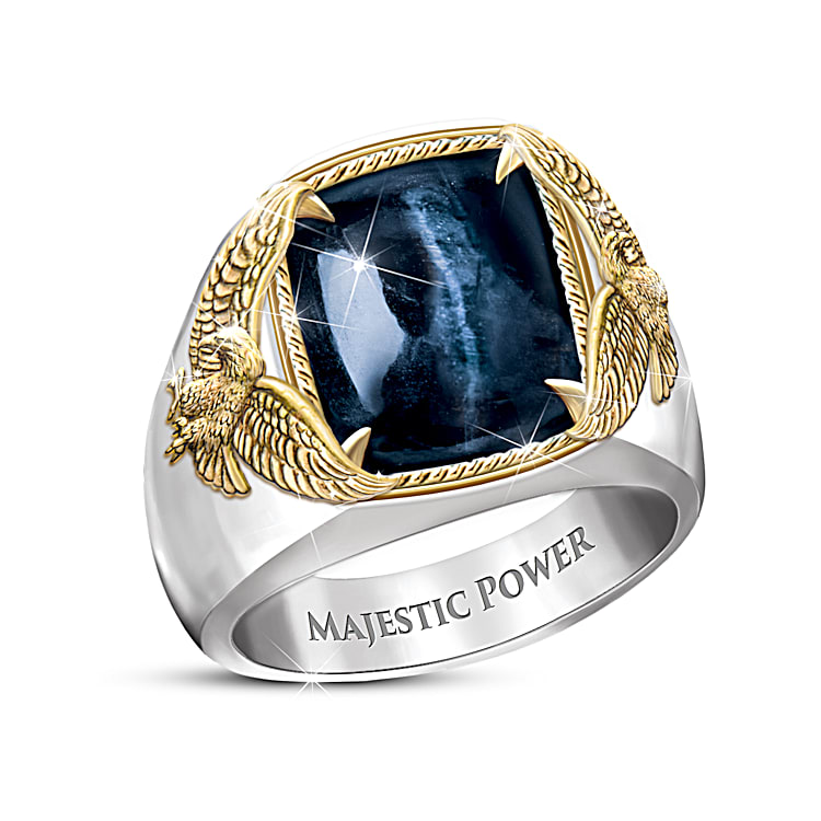 Bradford exchange eagles ring best sale