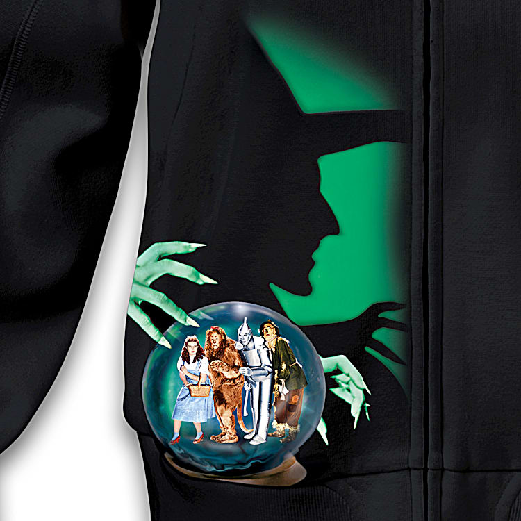 Wicked Witch Zip-Up Hoodie: THE WIZARD OF OZ Apparel– The