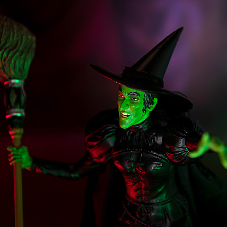 THE WIZARD OF OZ Wicked Witch Of The West Poseable Portrait Figure With  Hand-Painted Details