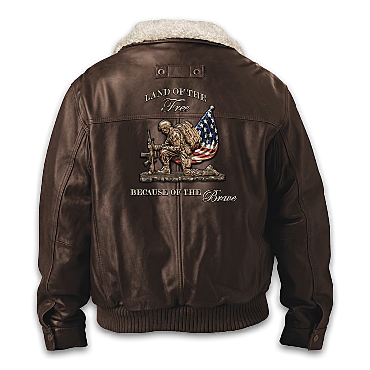 Mens leather bomber jacket with sherpa collar deals
