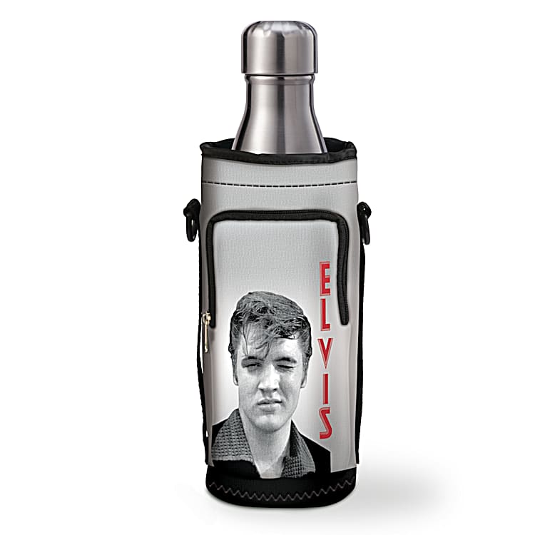 Elvis Presley Polyester Bottle Carrier Featuring An Elvis-Themed