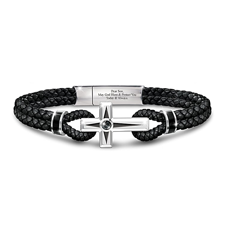 Forever faith leather bracelet deals