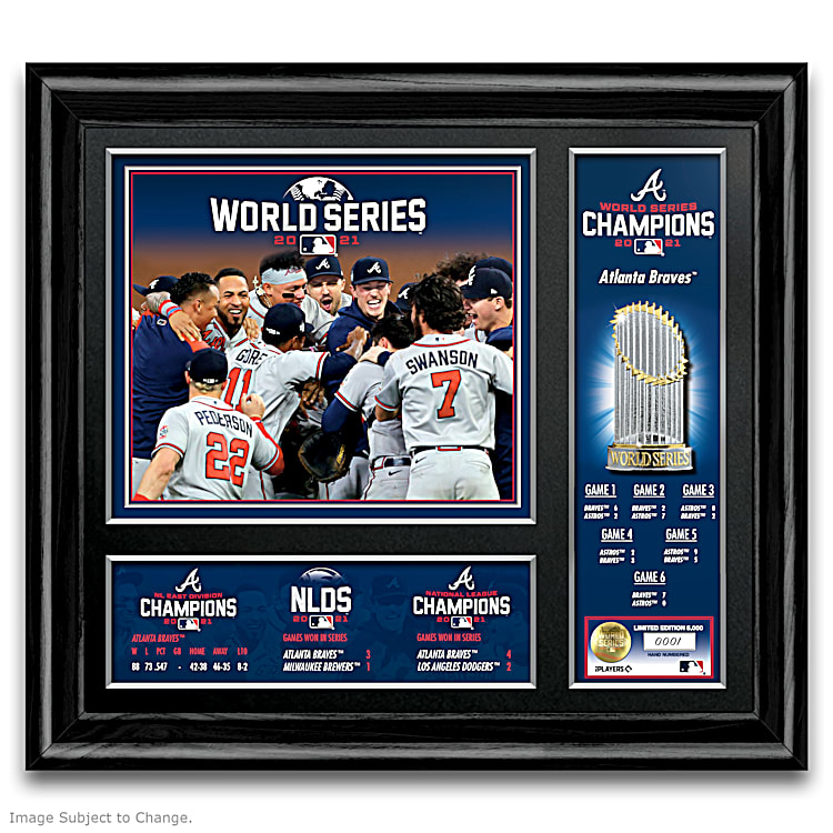 Atlanta Braves 2021 World Series Champions Framed Artwork 