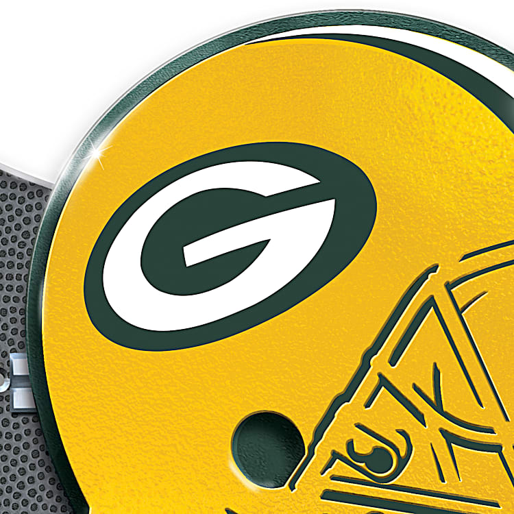 Green Bay Packers LED XL Round Wall Décor – SPORTSMANIA