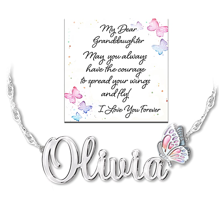 Dear name necklace store