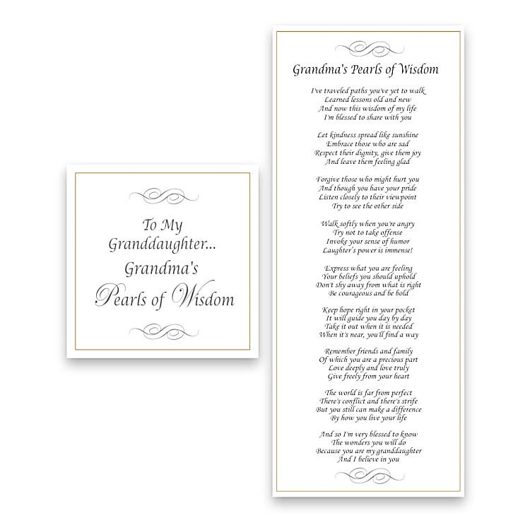 Bradford exchange grandma's new arrivals pearls of wisdom