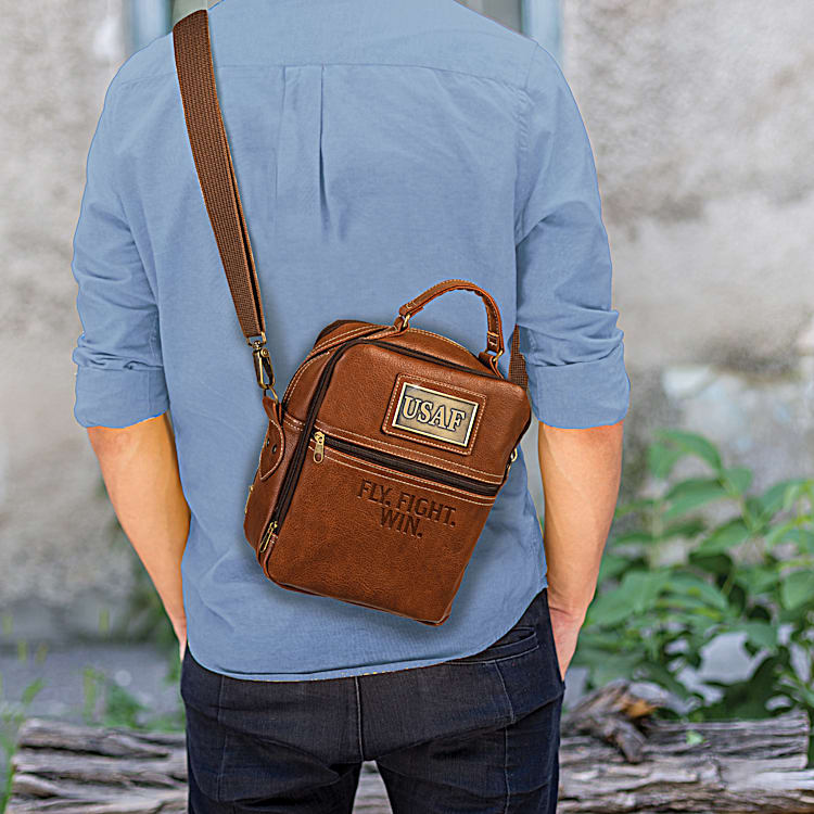 Air force 1 backpack brown top