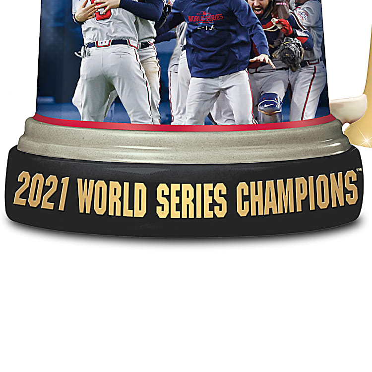 Atlanta Braves 2021 MLB World Series Champions Porcelain Stein