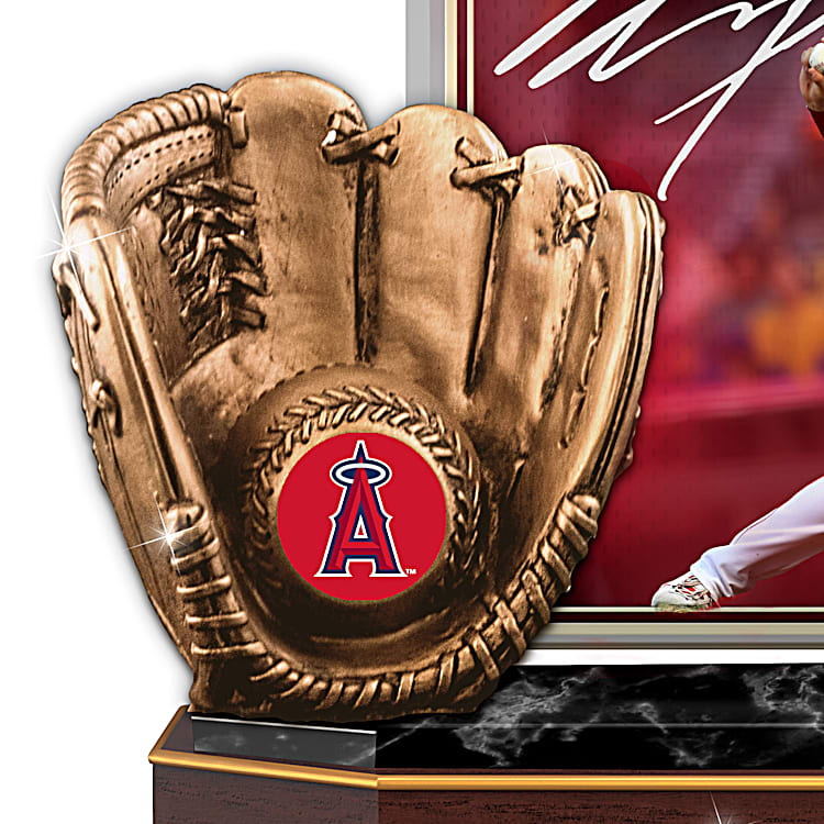 Los Angeles Angels Shohei Ohtani MLB Sculpture Featuring A Beveled