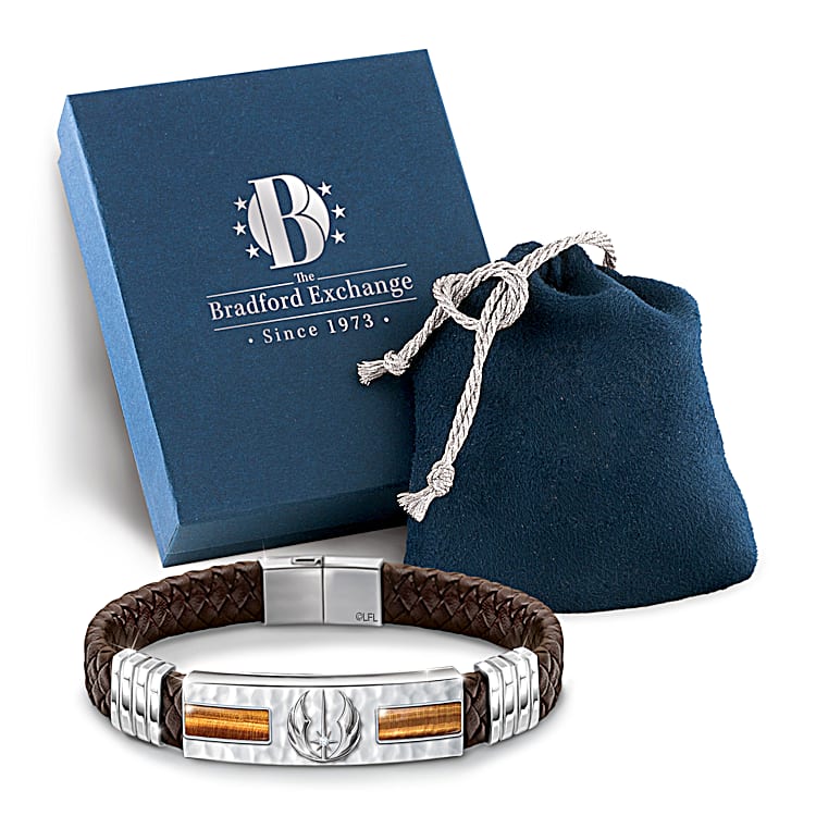 Jewelry & Watches  Star Wars Logo Leather Bracelet