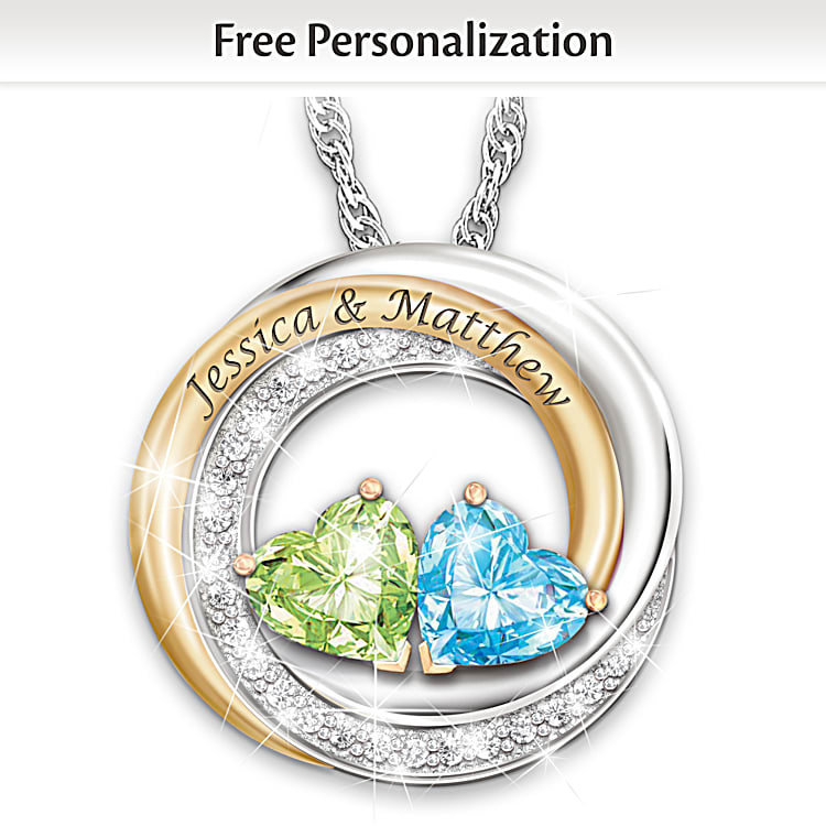 Locket with birthstones inside sale