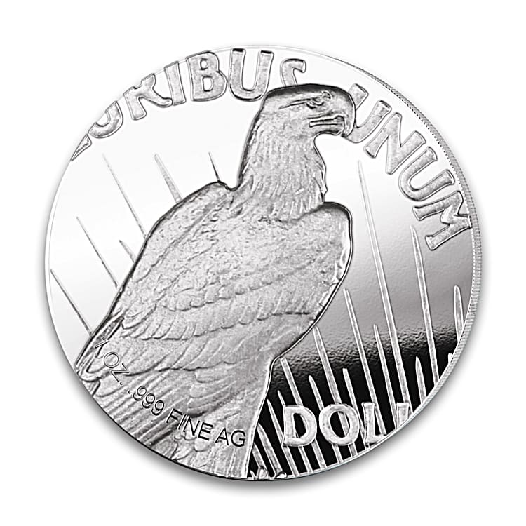 The Peace Dollar Planchet Error 99.9% Silver Dollar Proof