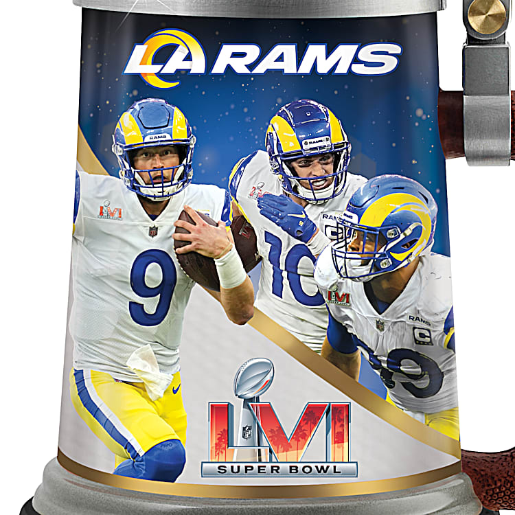 Los Angeles Rams Super Bowl LVI Champions NFL Stein Los Angeles Rams Super Bowl LVI Champions NFL Stein