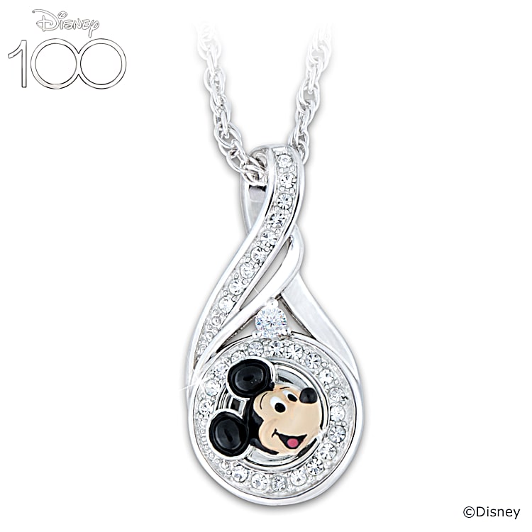 Mickey mouse top pendant necklace