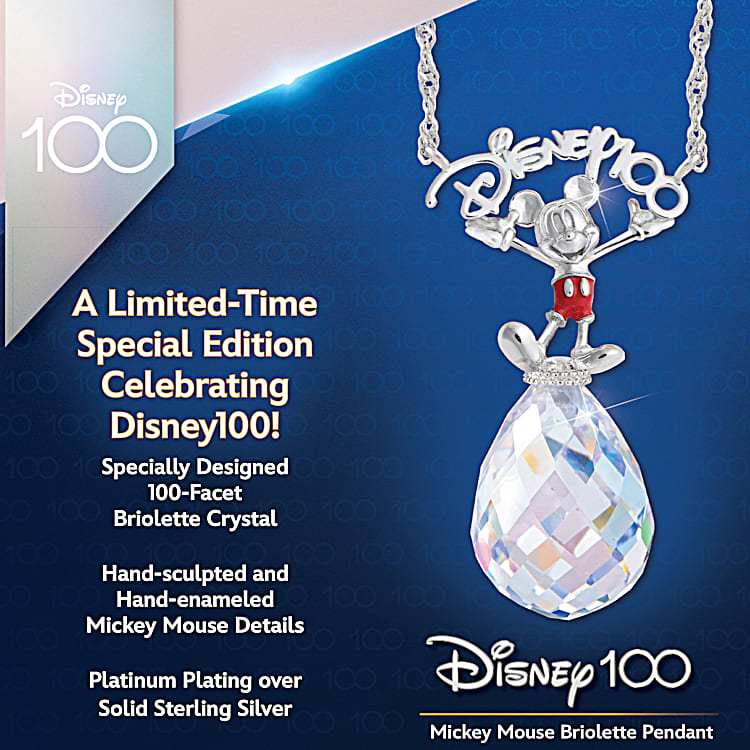 Disney100: Mickey Mouse Pendant Necklace