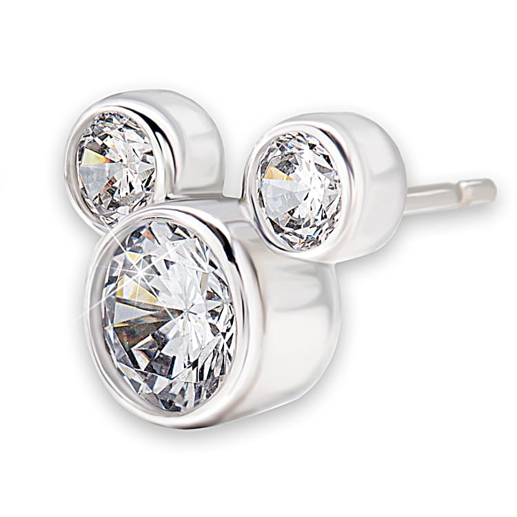 Mickey mouse diamond earrings on sale
