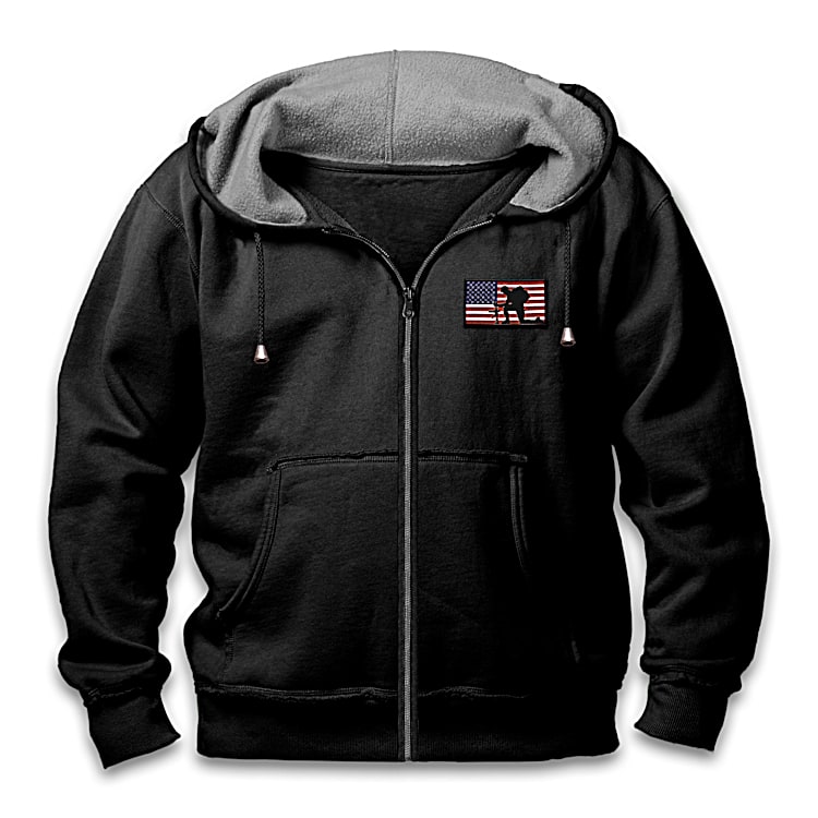 Patriotic zip up hoodie shop