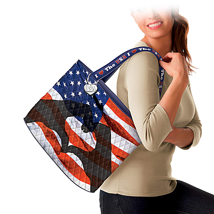 The bradford exchange quilted shop women's